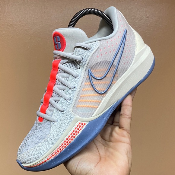 Nike Sabrina 1 'Grounded' Light Bone Laser Orange Ashen Slate” Size 8 FQ3381 002 - Picture 10 of 16